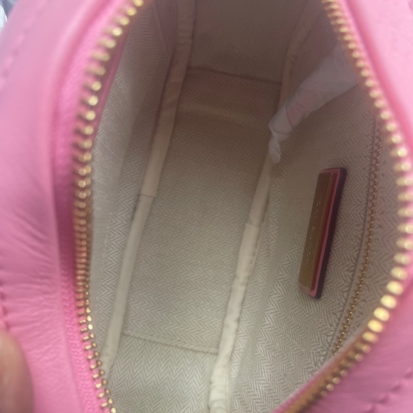 Pink Tory Burch Kira Chevron Small Camera Bag - Picture 3 of 7